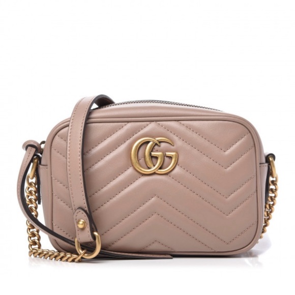 Gucci Mini GG Marmont Chain Shoulder Bag - Picture 1 of 9
